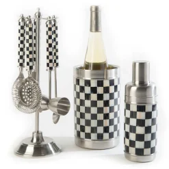 3260 Bar Tool Set - Courtly Check|MacKenzie-Childs Best