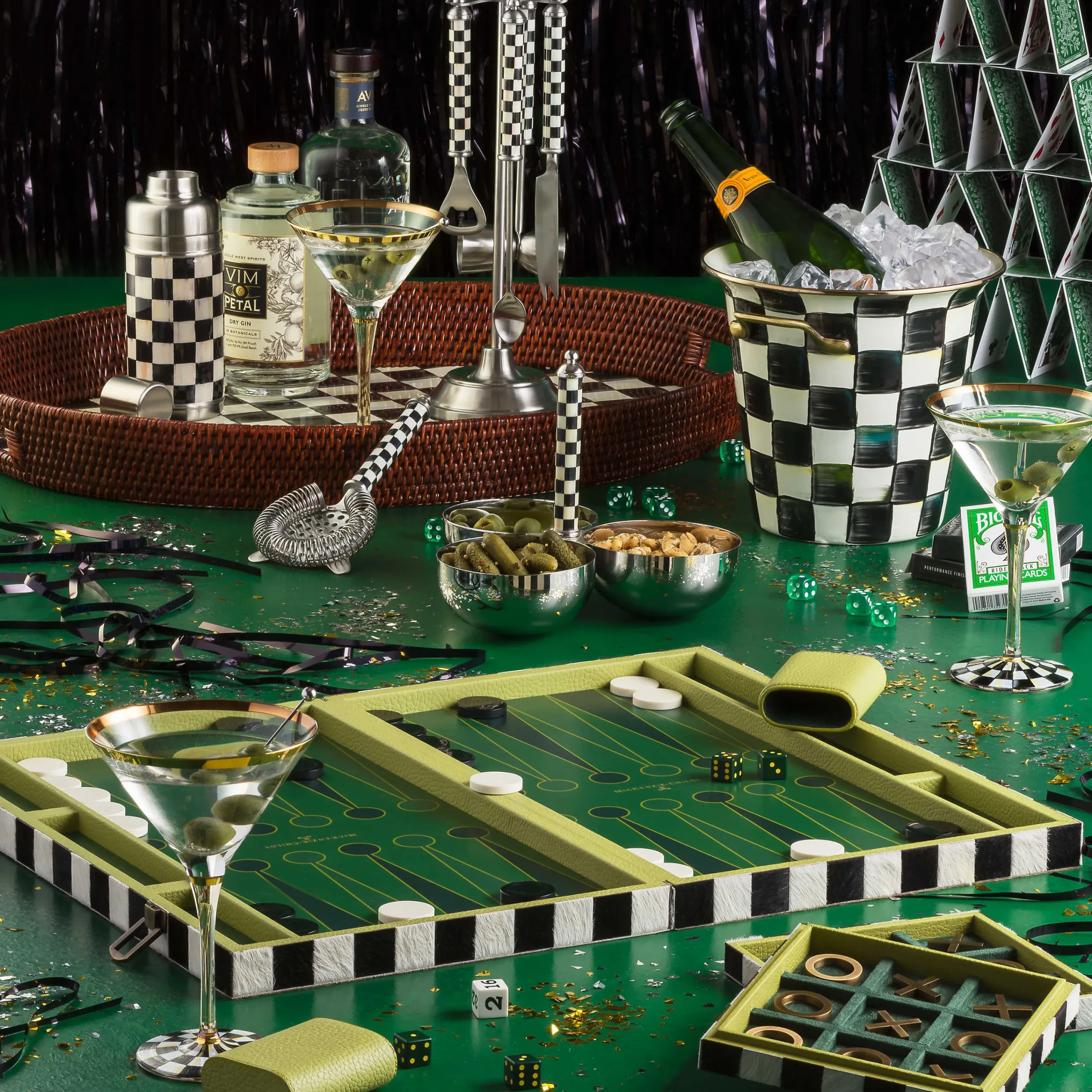 3260 Cocktail Shaker - Courtly Check|MacKenzie-Childs Online