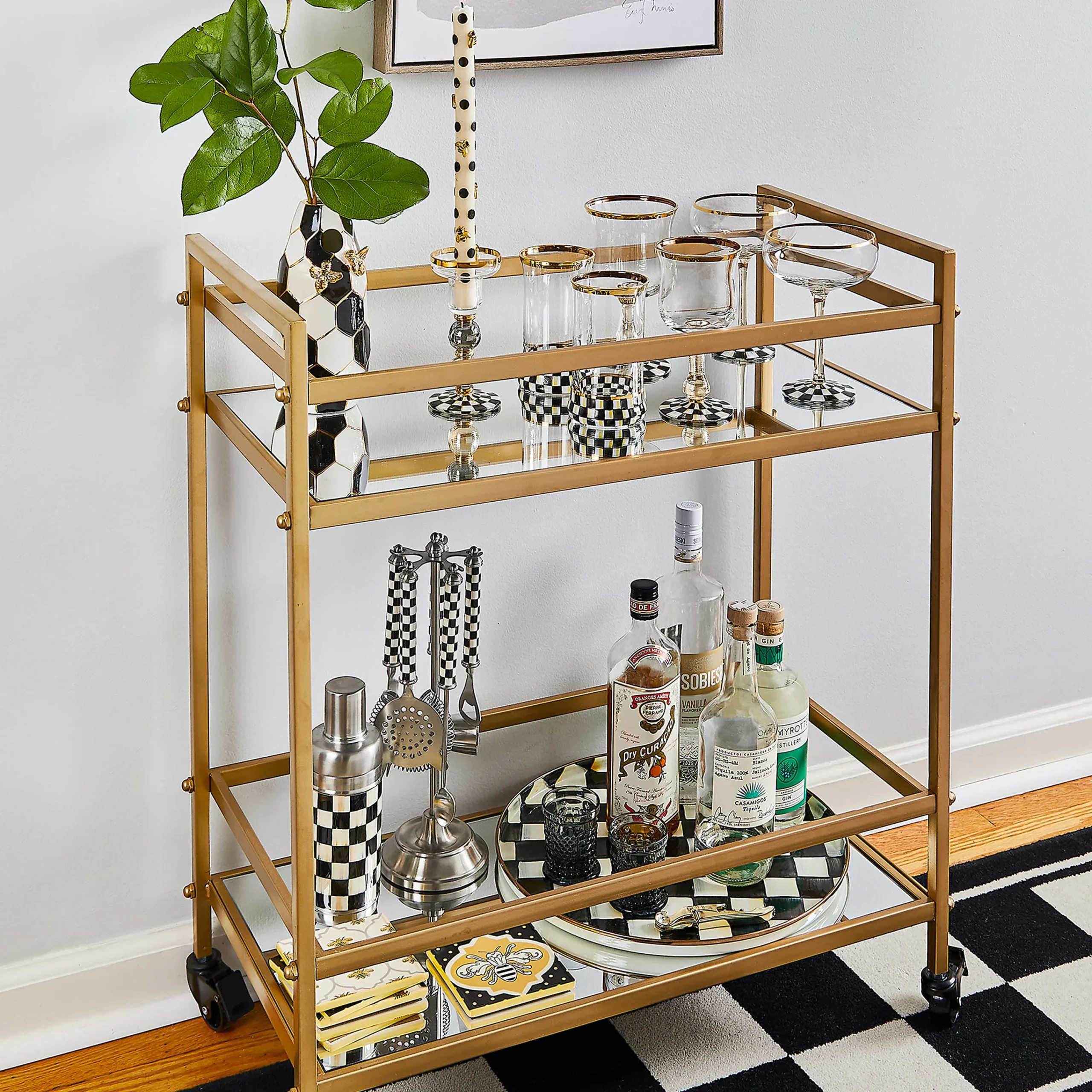 3260 Cocktail Shaker - Courtly Check|MacKenzie-Childs Online