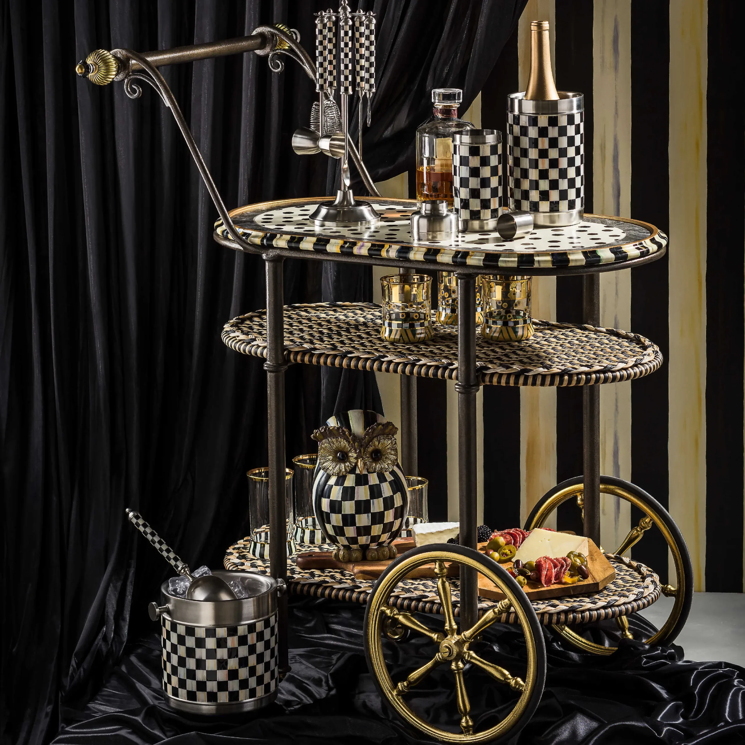 3260 Wine Cooler - Courtly Check|MacKenzie-Childs