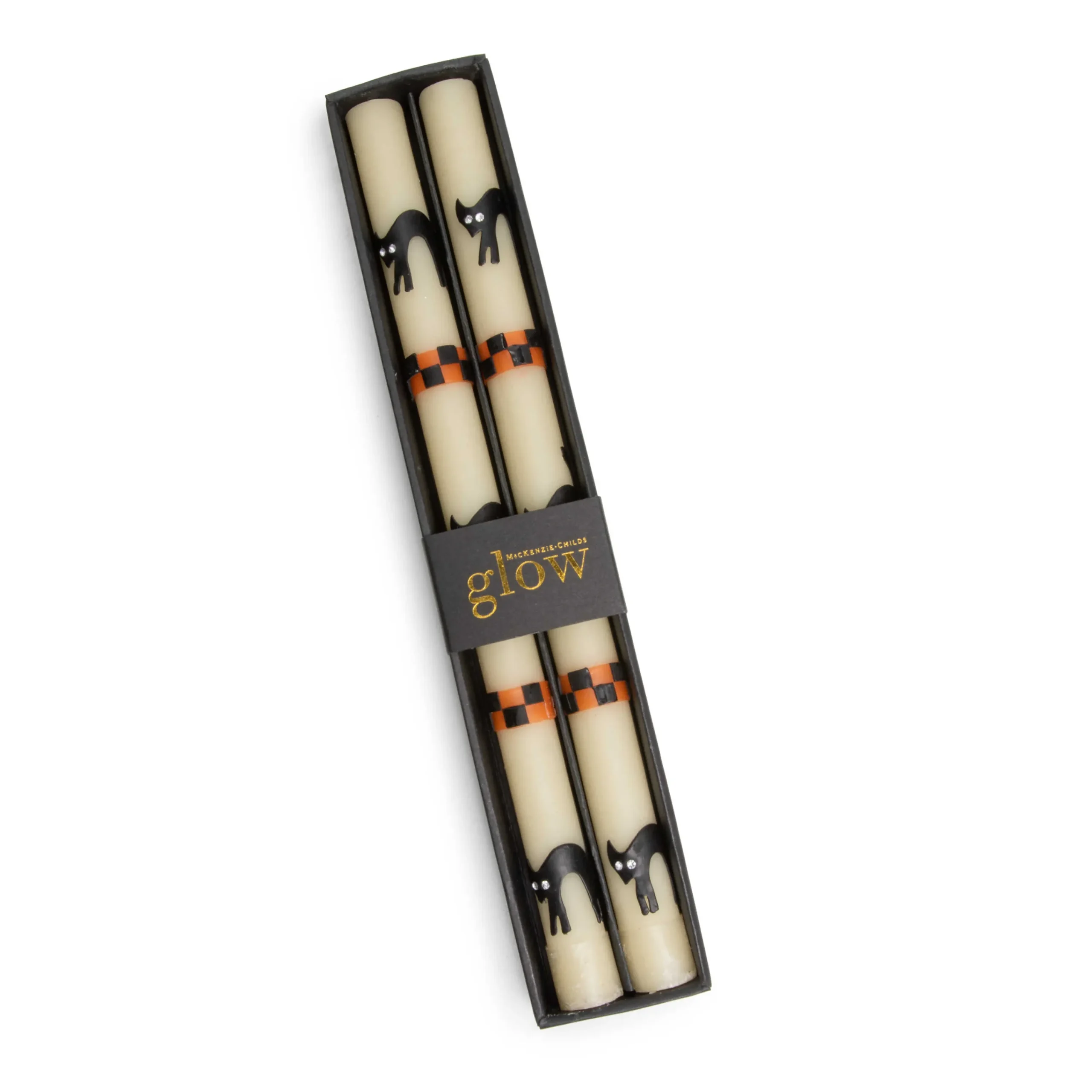 Alley Cat Dinner Candles - Set Of 2|MacKenzie-Childs Online