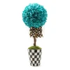 Aqua Topiary Drop In - Large|MacKenzie-Childs Discount