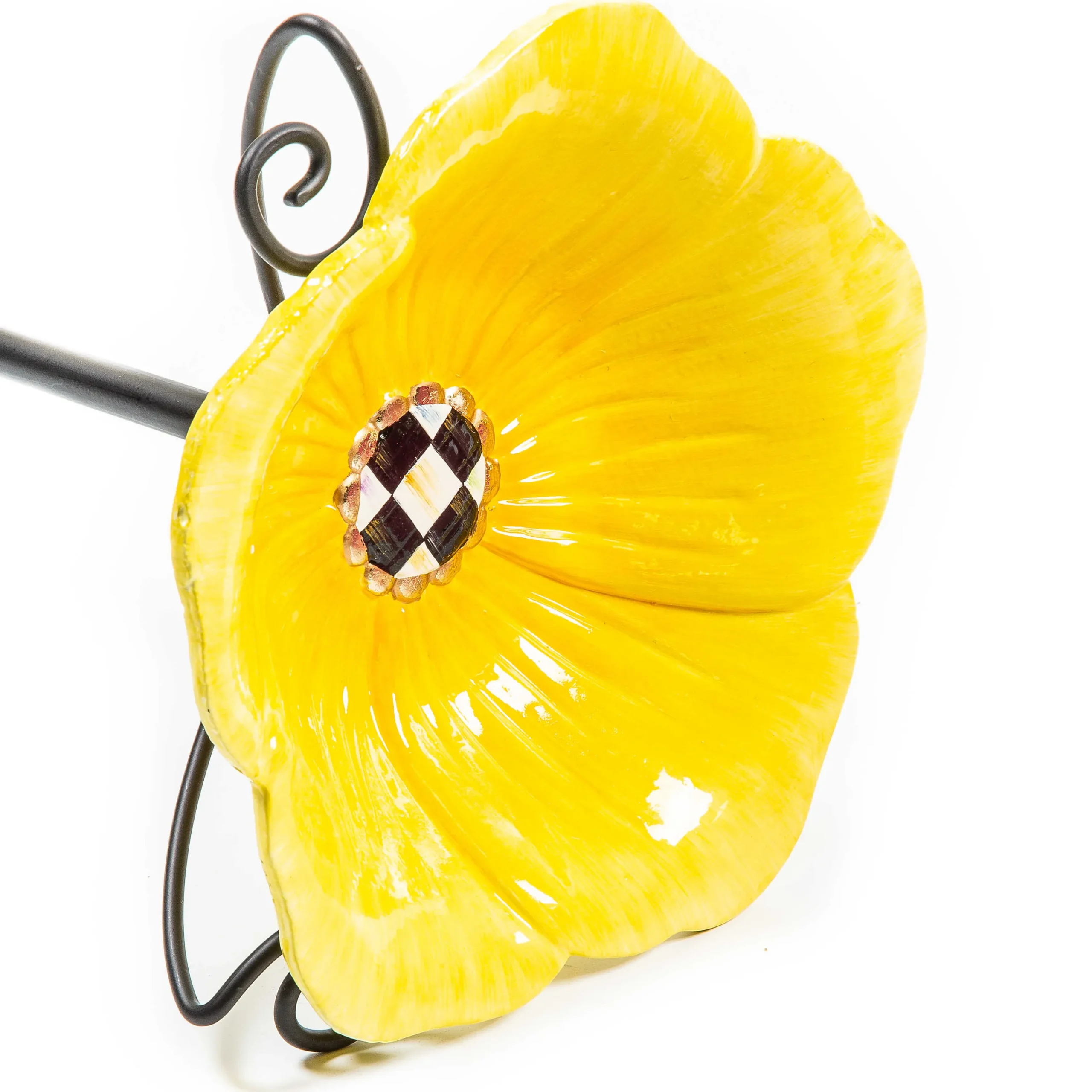 Avant Garden Birdbath Stake - Yellow|MacKenzie-Childs New
