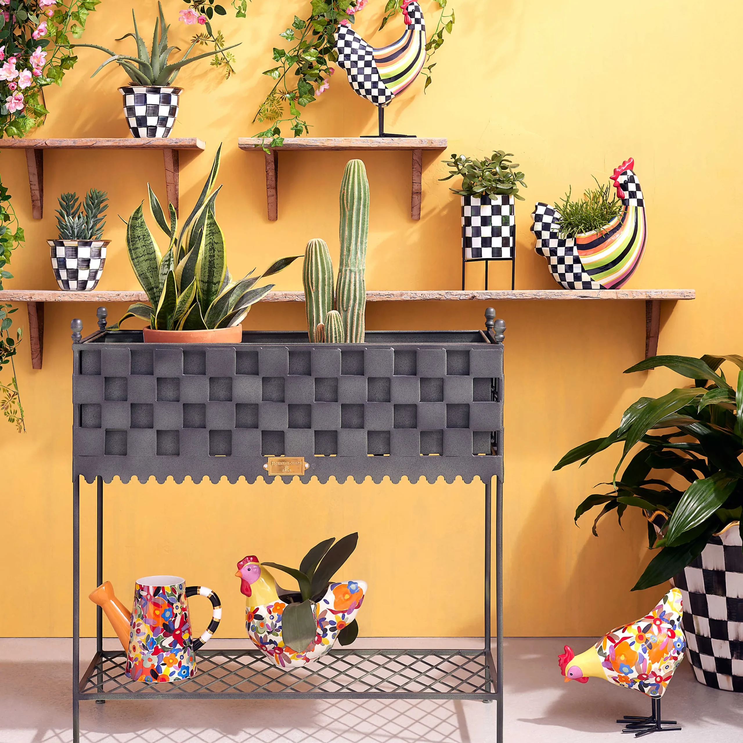 Avant Garden Chicken - Floral|MacKenzie-Childs Clearance