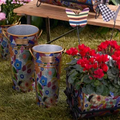 Avant Garden Flower Buckets - Set Of 3|MacKenzie-Childs Sale