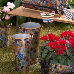 Avant Garden Flower Buckets - Set Of 3|MacKenzie-Childs Sale