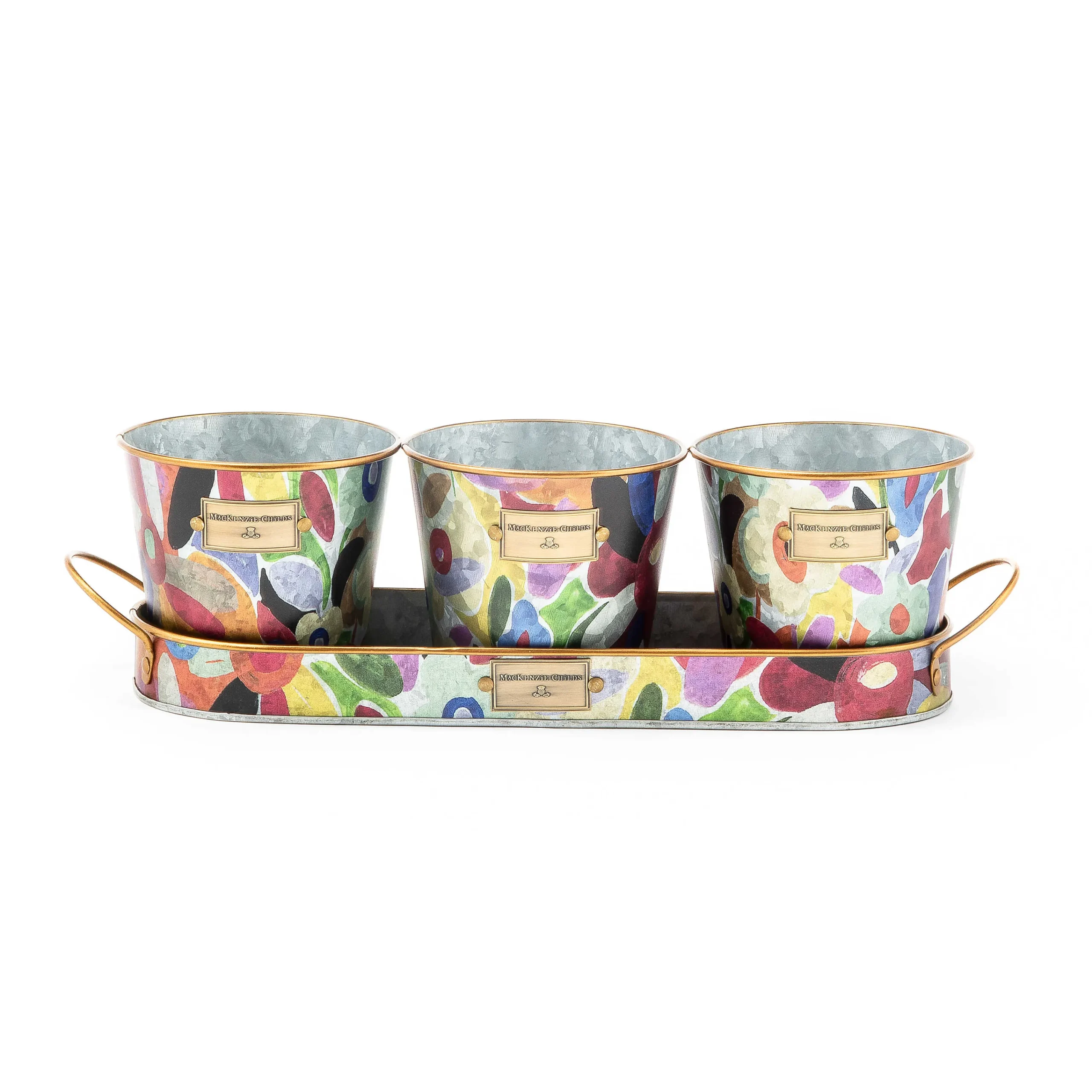 Avant Garden Herb Pots - Set Of 3|MacKenzie-Childs Discount