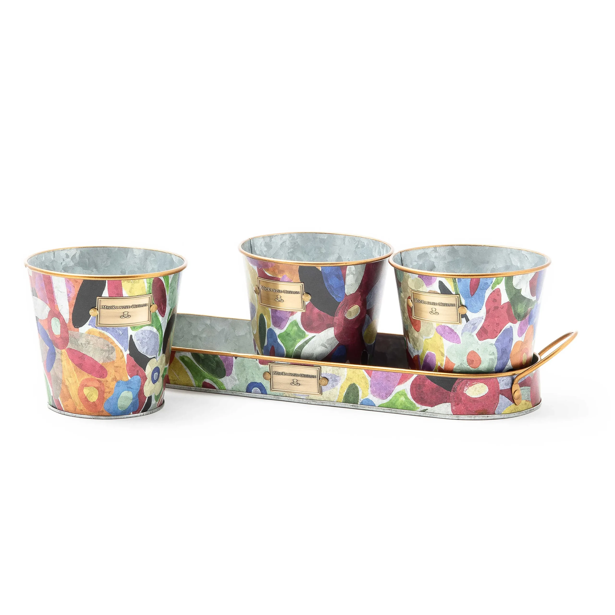 Avant Garden Herb Pots - Set Of 3|MacKenzie-Childs Discount