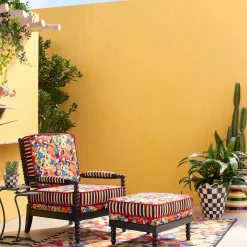 Avant Garden Striped Planter - Large|MacKenzie-Childs Online