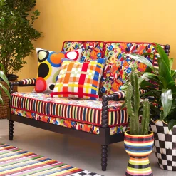 Avant Garden Striped Planter- Small|MacKenzie-Childs Discount