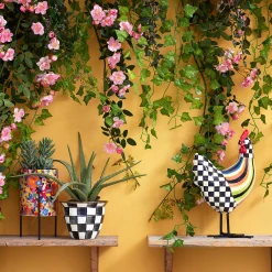 Avant Garden Tabletop Planter - Floral|MacKenzie-Childs Online