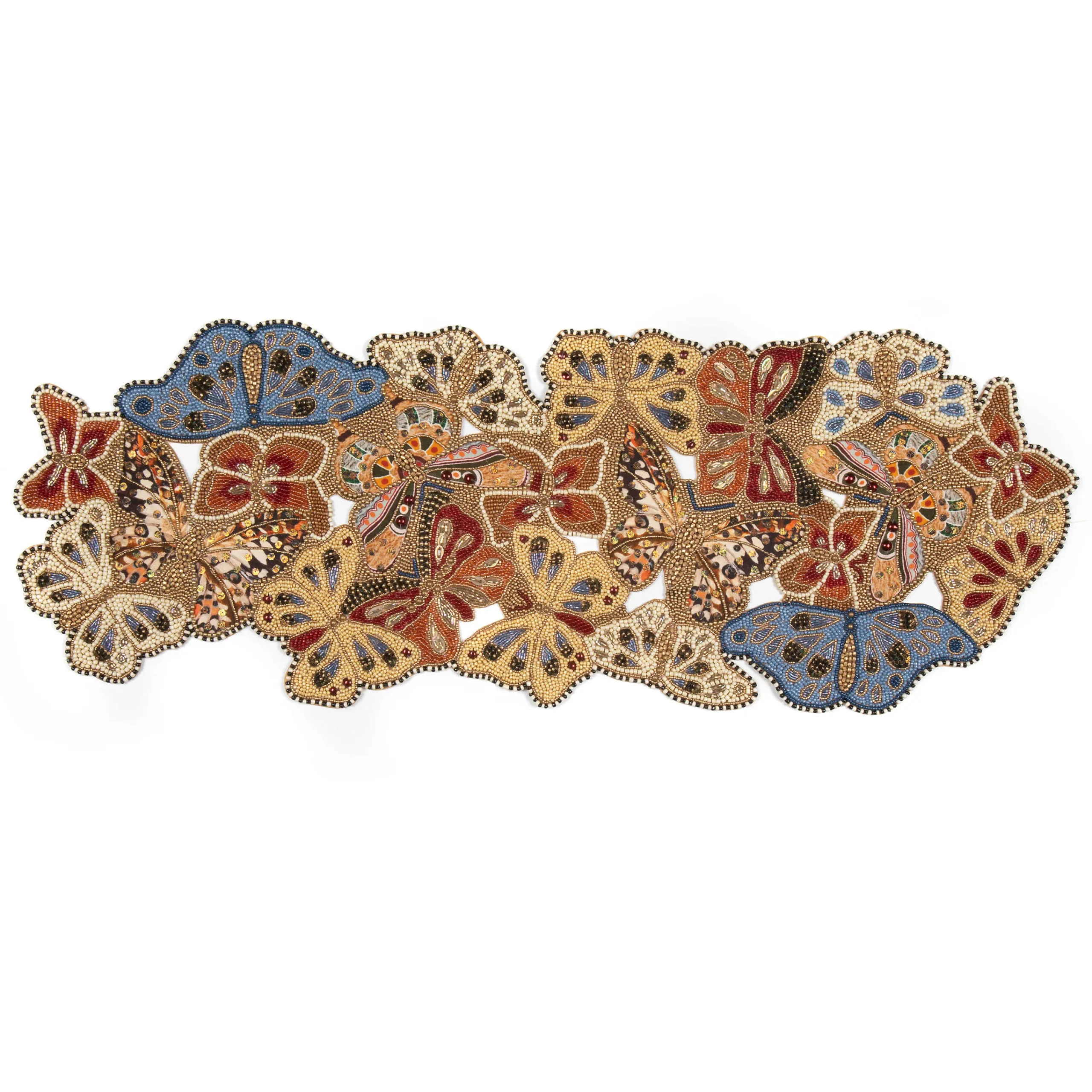 Beautifly Beaded Runner|MacKenzie-Childs Outlet
