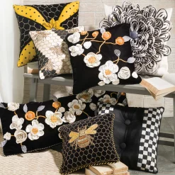 Beekeeper Pillow|MacKenzie-Childs Clearance