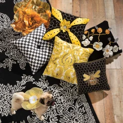 Beekeeper Pillow|MacKenzie-Childs Clearance