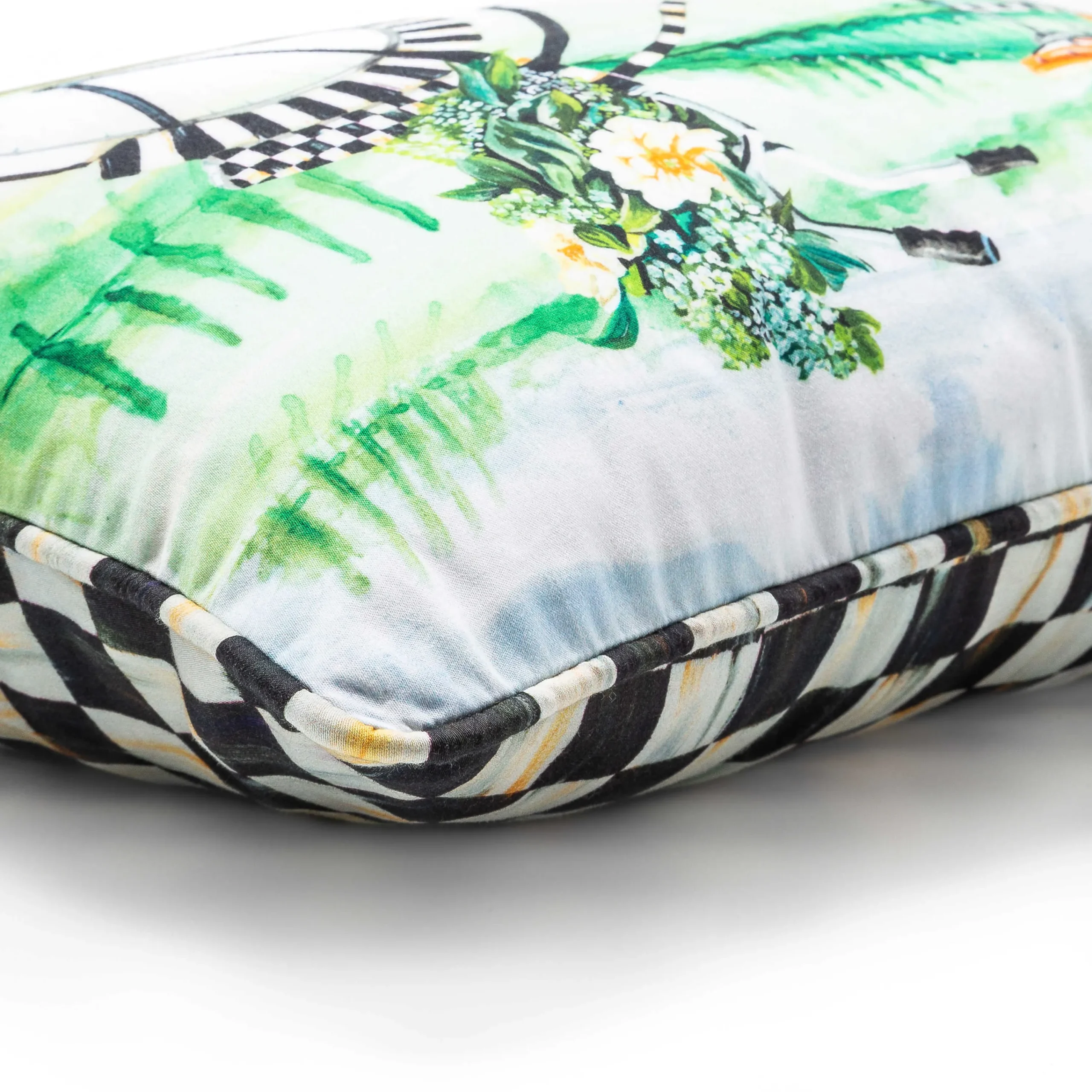 Bike Ride Lumbar Pillow|MacKenzie-Childs Online