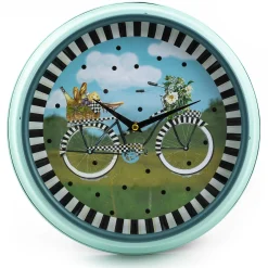 Bike Ride Wall Clock|MacKenzie-Childs Online