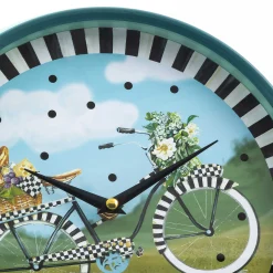 Bike Ride Wall Clock|MacKenzie-Childs Online