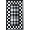 Black & White Tartan Rug - 2'3" X 3'9"|MacKenzie-Childs Discount