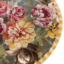 Bloomsbury Garden Rug - 6' Round|MacKenzie-Childs Clearance