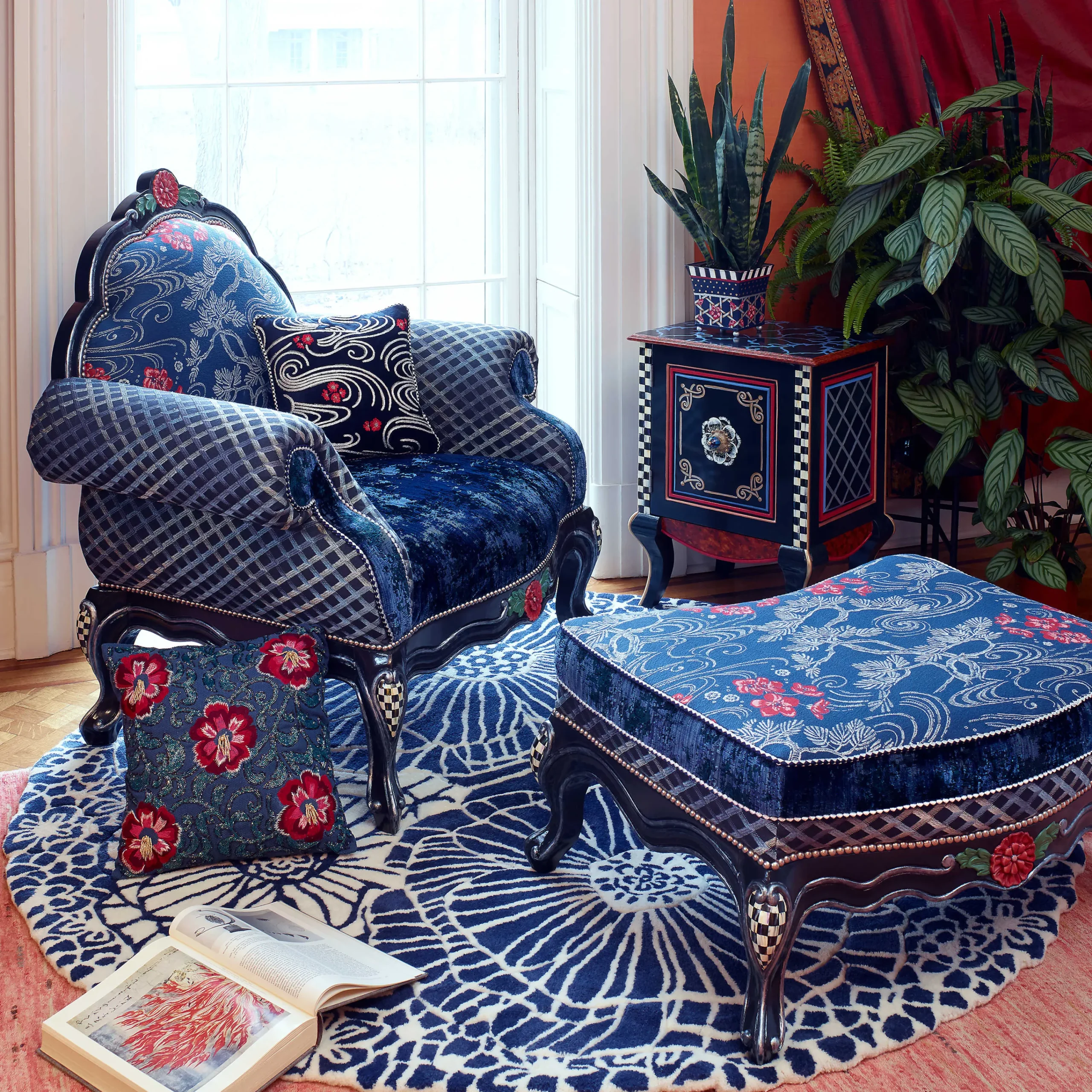 Bluetopia Chair|MacKenzie-Childs Discount