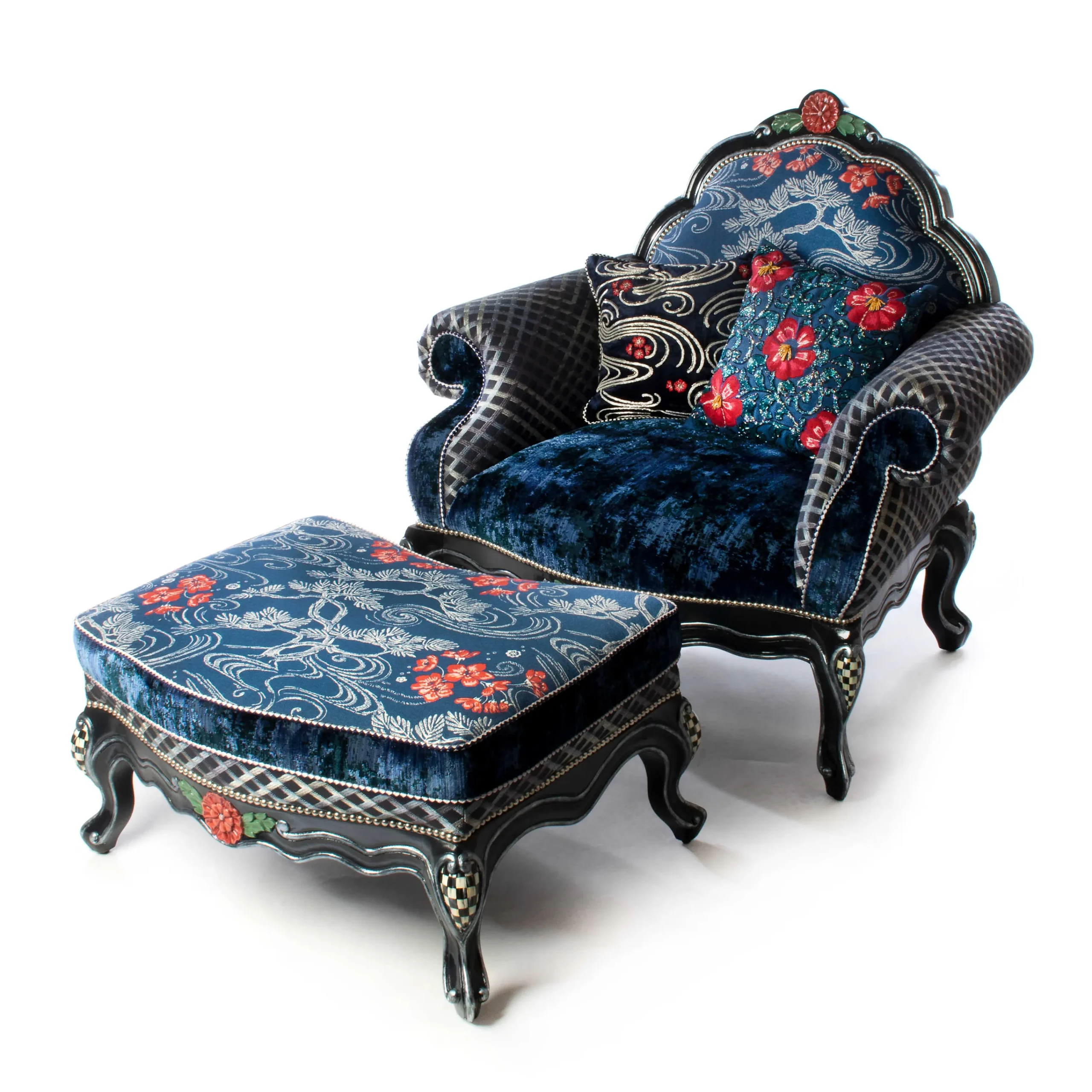 Bluetopia Chair|MacKenzie-Childs Discount