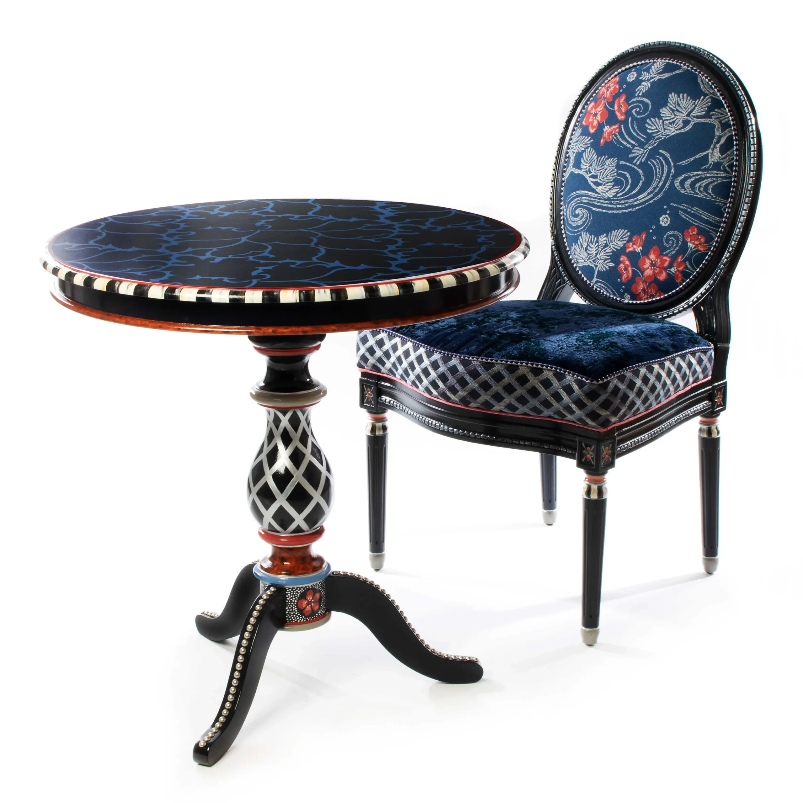 Bluetopia Side Chair|MacKenzie-Childs Hot