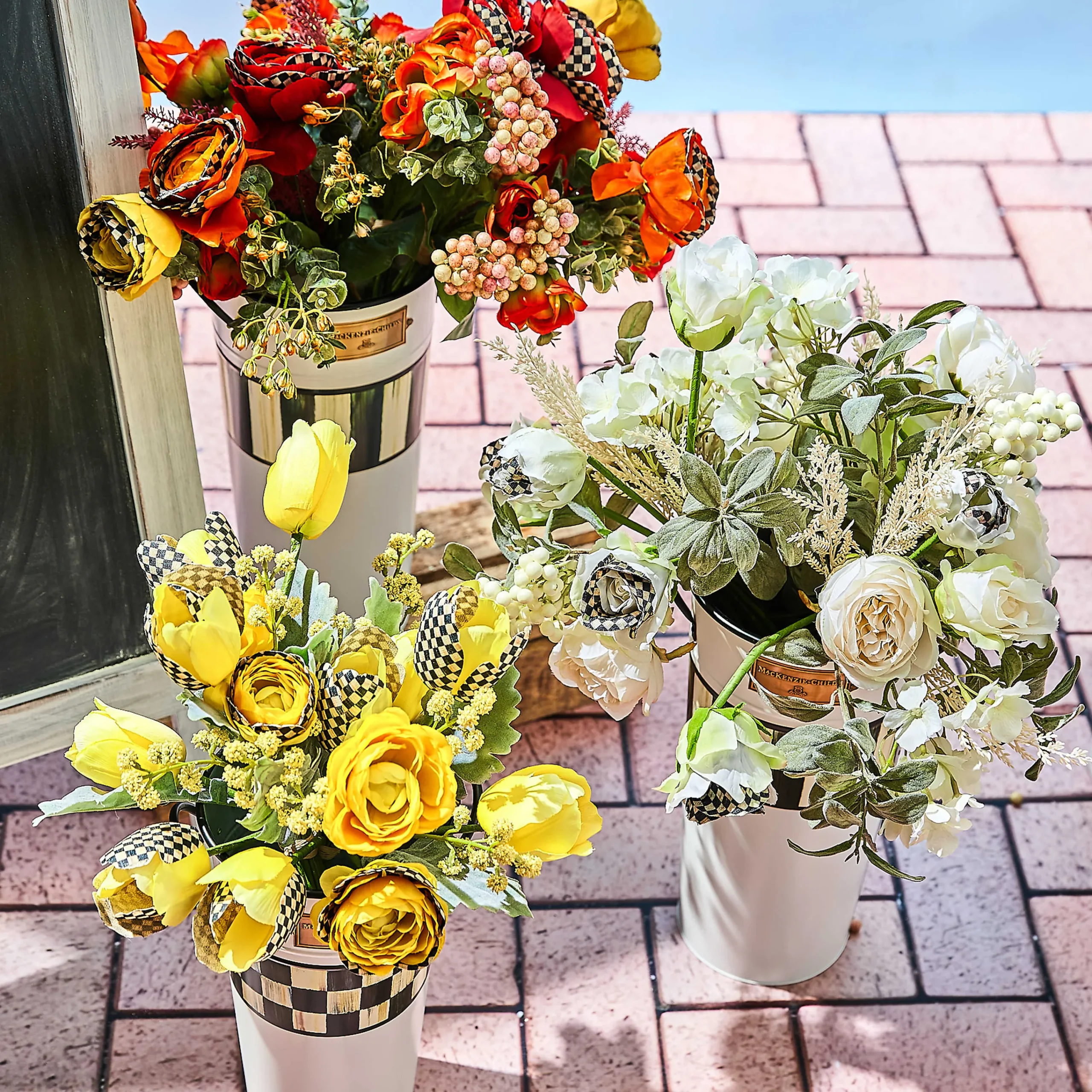 Blushing Bouquet - Ivory|MacKenzie-Childs Sale