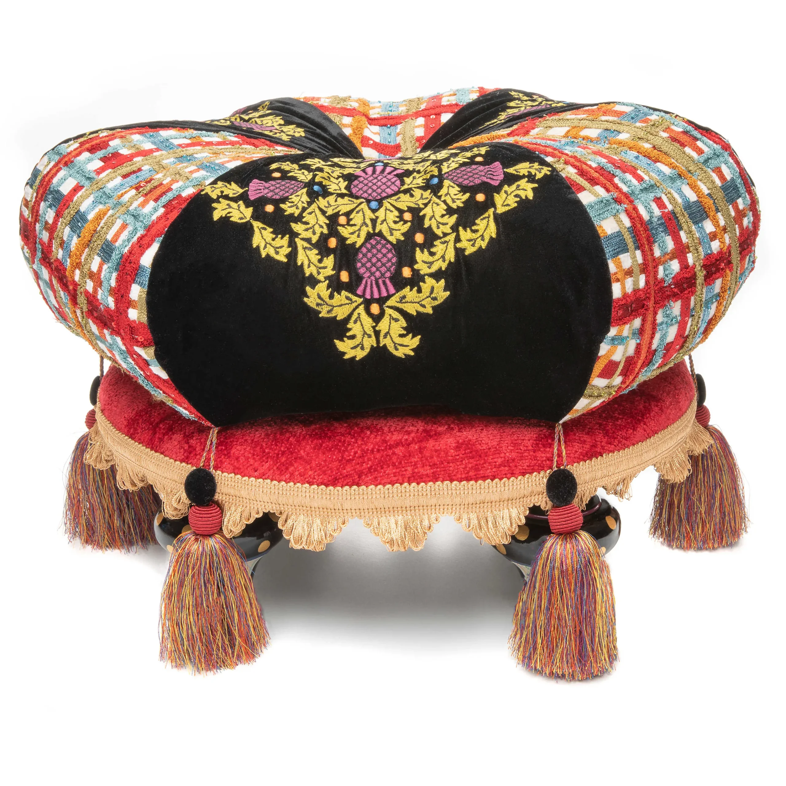 Bramble Briar Footstool|MacKenzie-Childs Clearance