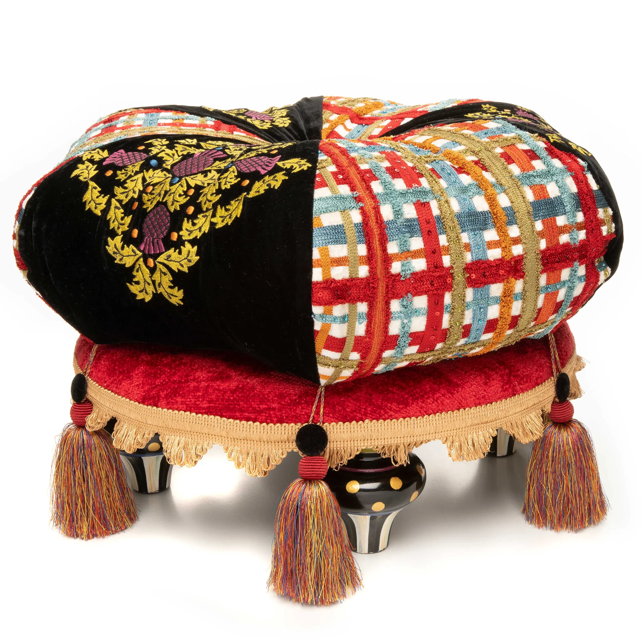 Bramble Briar Footstool|MacKenzie-Childs Clearance