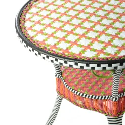 Breezy Poppy Outdoor Cafe Table|MacKenzie-Childs Online