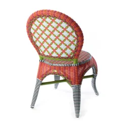Breezy Poppy Outdoor Cafe Chair|MacKenzie-Childs Hot