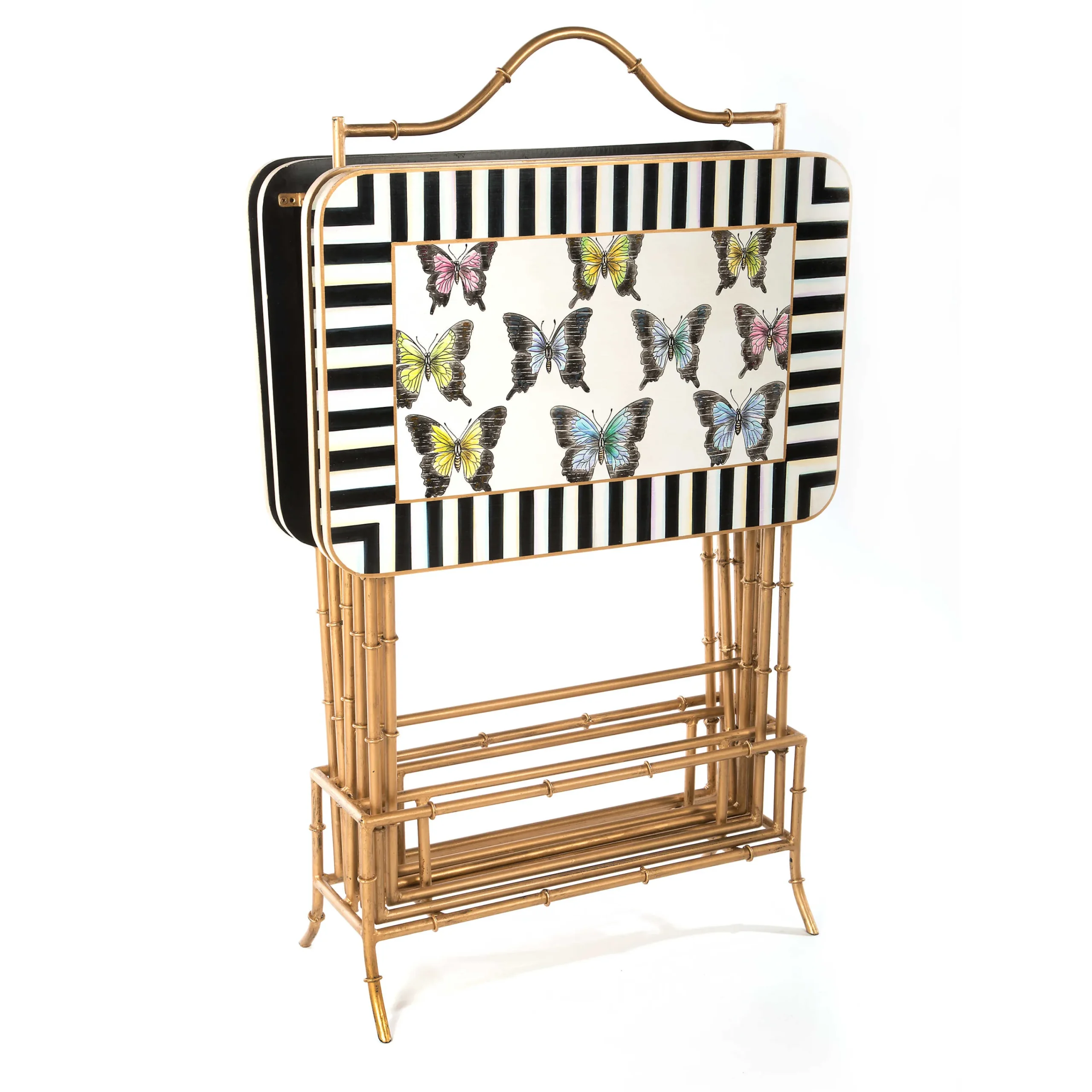 Butterfly Collection Cocktail Trays - Set Of 4|MacKenzie-Childs Clearance