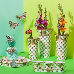 Butterfly Duo Wall Decor - Courtly Check|MacKenzie-Childs