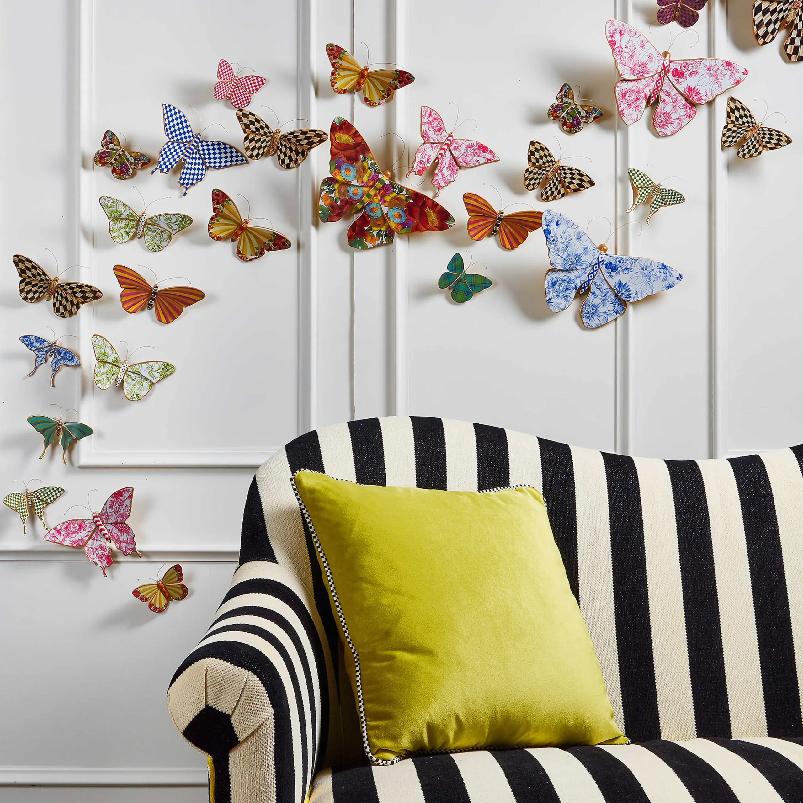 Butterfly Duo Wall Decor - Green|MacKenzie-Childs Sale