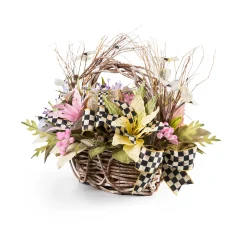 Butterfly Garden Basket Arrangement|MacKenzie-Childs Best