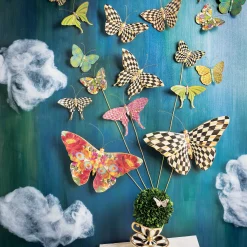 Butterfly Trio Wall Decor - Pond|MacKenzie-Childs New