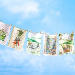 Cabbage Bouquet Dish Towel|MacKenzie-Childs New