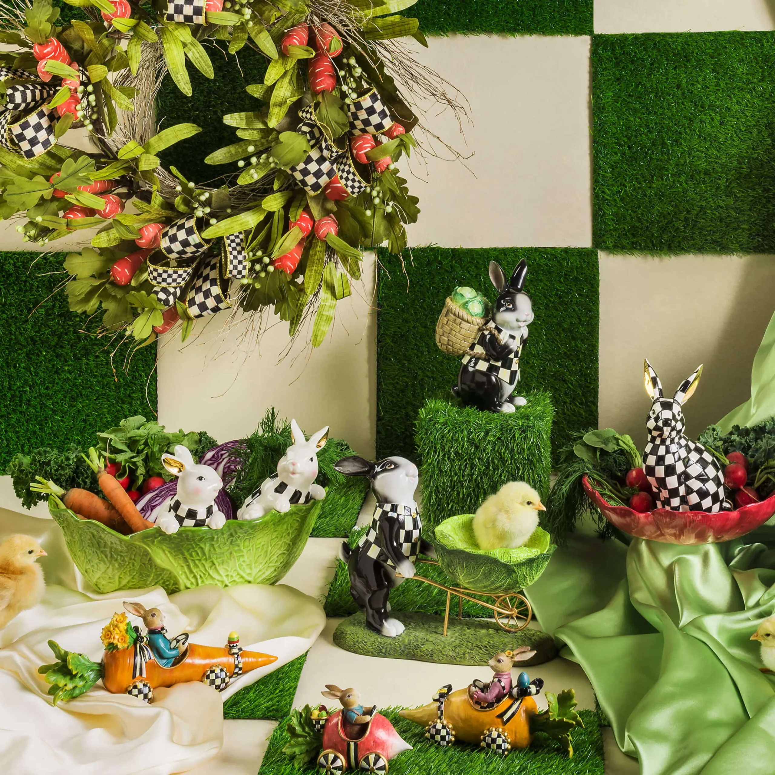 Cabbage Garden Bunny Bowl|MacKenzie-Childs Sale