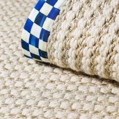 Cable Wool Sisal - Royal - 8' X 10' Rug|MacKenzie-Childs Hot