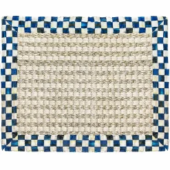Cable Wool Sisal - Royal - 2' X 3' Rug|MacKenzie-Childs New