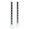 Check Dinner Candles - Navy - Set Of 2|MacKenzie-Childs Hot