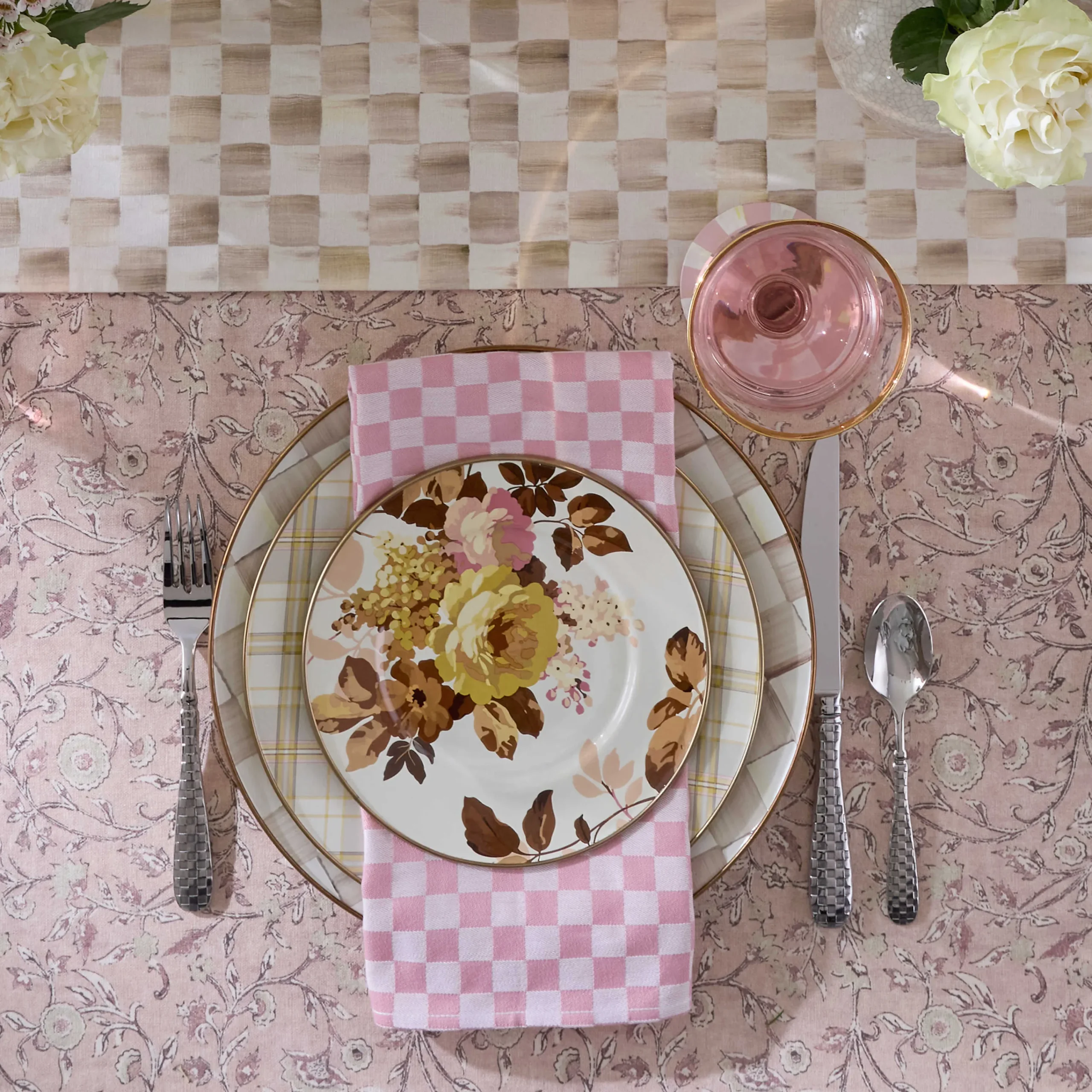 Check Flatware - 5-Piece Place Setting|MacKenzie-Childs Outlet