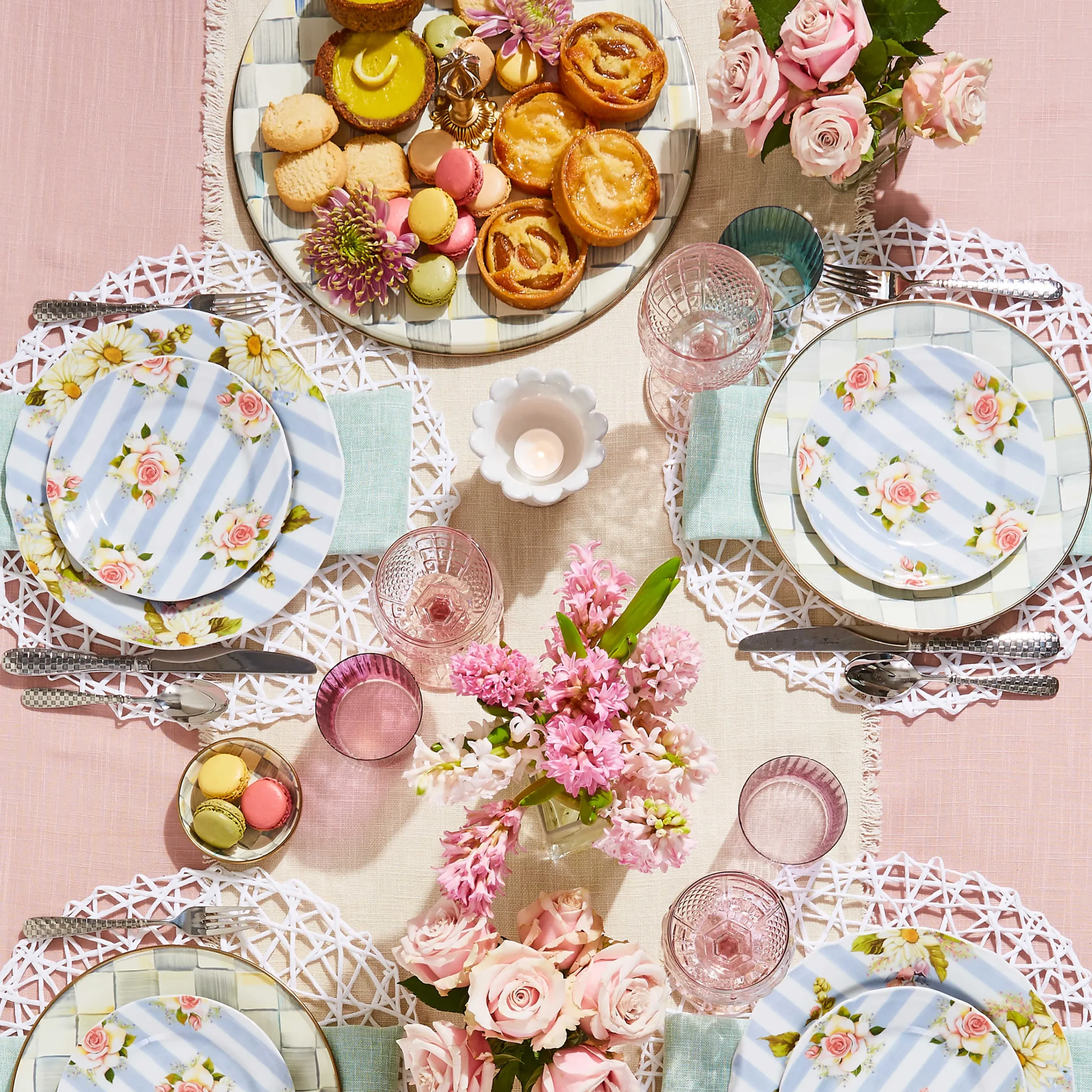 Check Flatware - 5-Piece Place Setting|MacKenzie-Childs Outlet