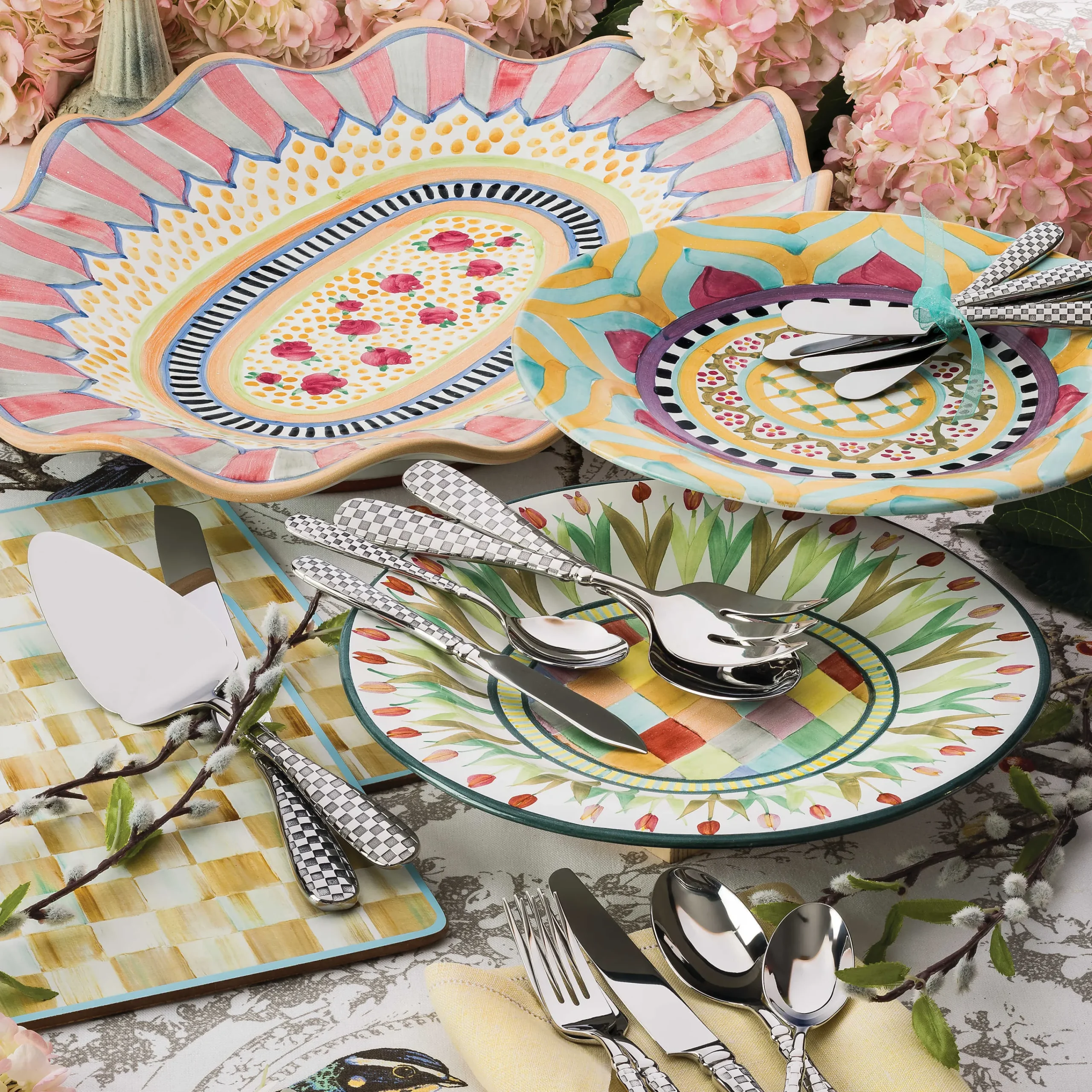 Check Hostess Serving Set|MacKenzie-Childs Best