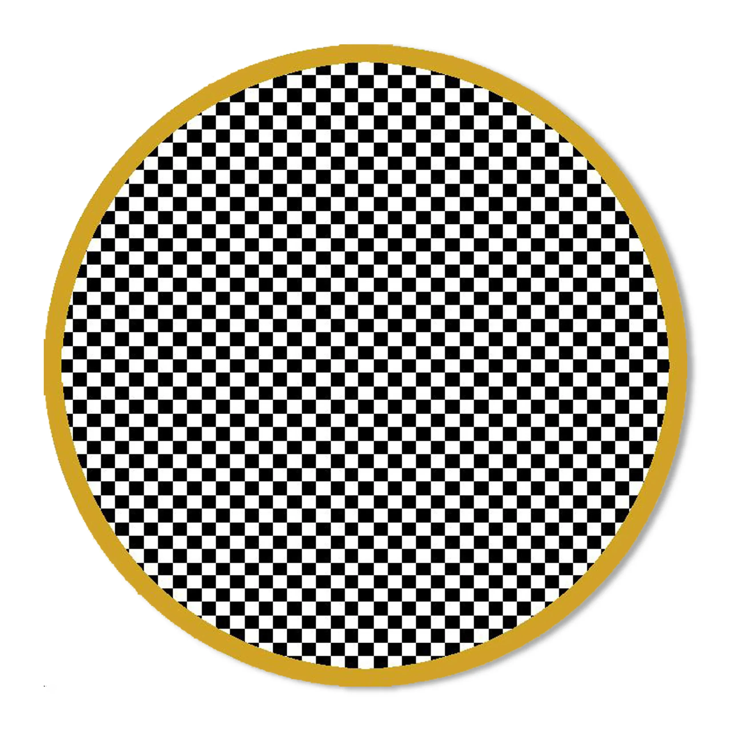 Check It Out Rug - 6' Round - Gold|MacKenzie-Childs Hot