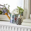 Check Pillar Candle - 4" - Black|MacKenzie-Childs Sale