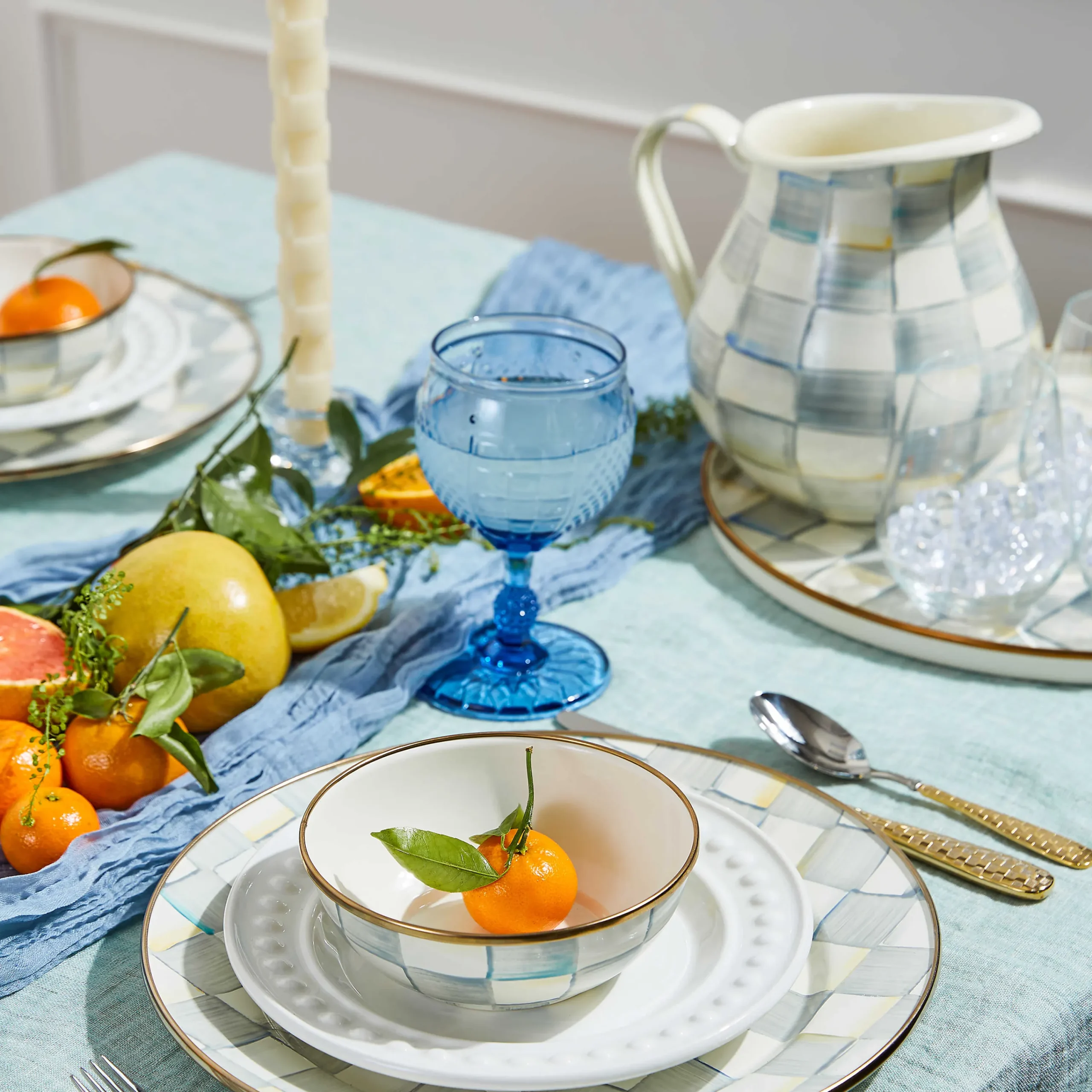 Coquette Goblet - Blue|MacKenzie-Childs Online