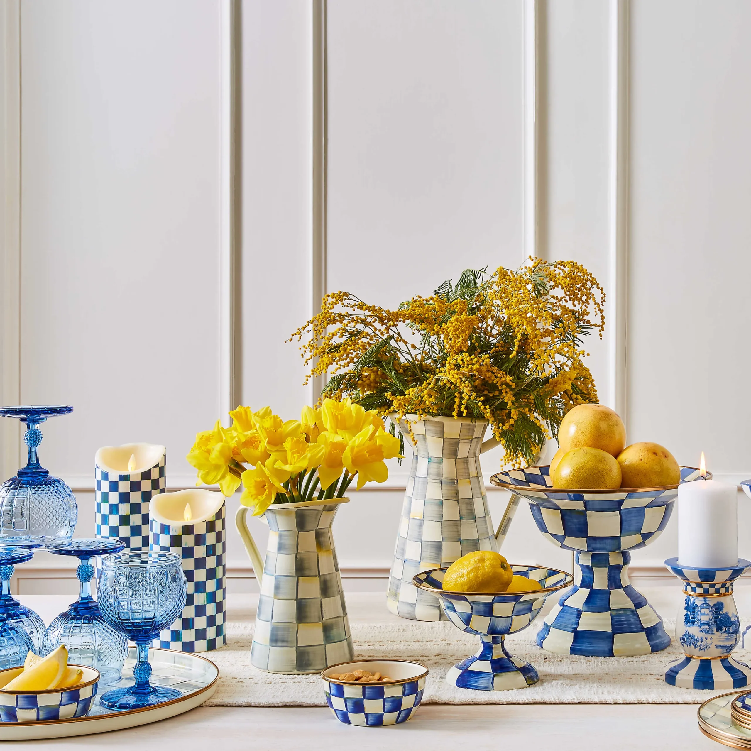 Coquette Goblet - Blue|MacKenzie-Childs Online