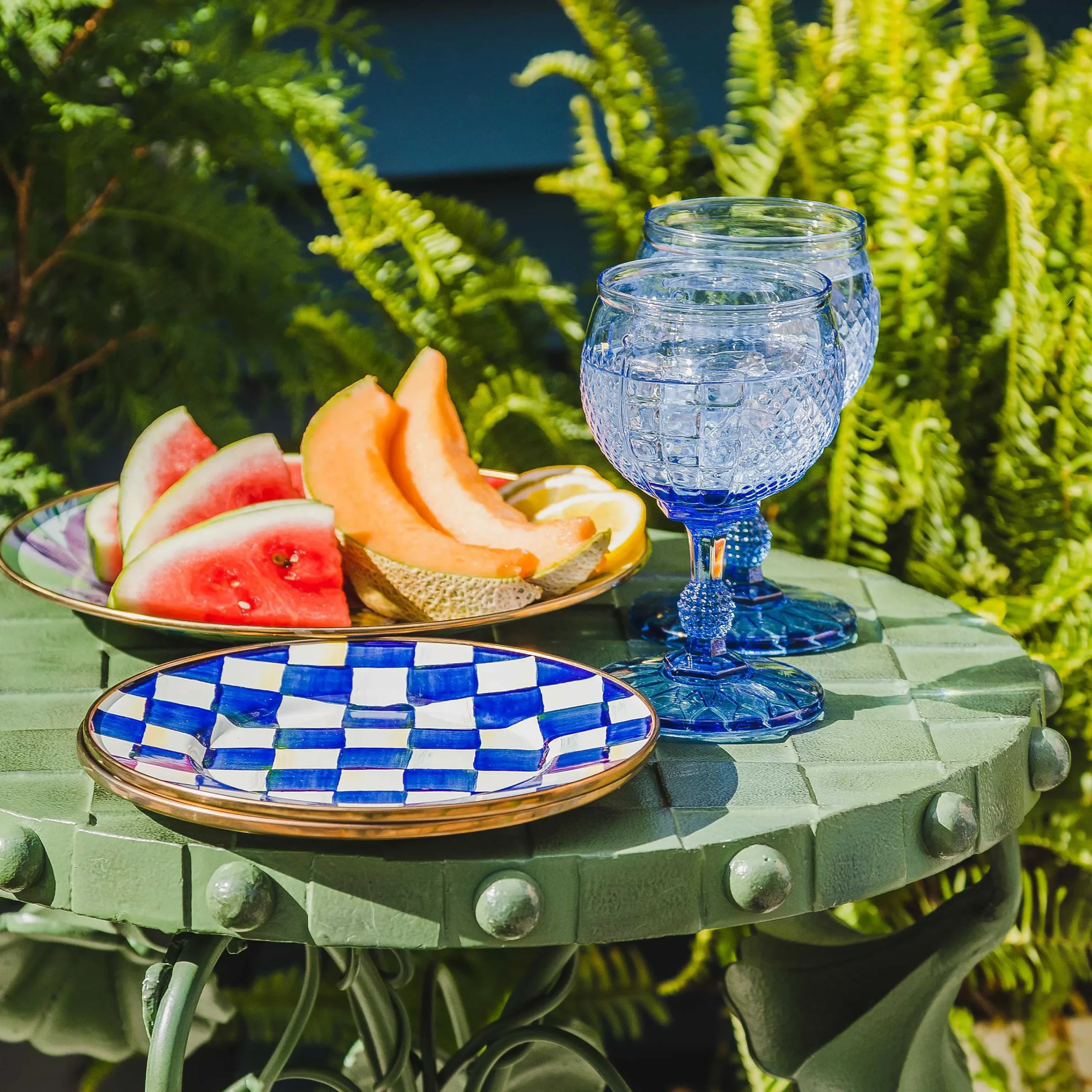 Coquette Goblet - Blue|MacKenzie-Childs Online