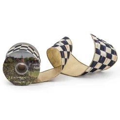 Courtly Check 4" Ribbon|MacKenzie-Childs Best
